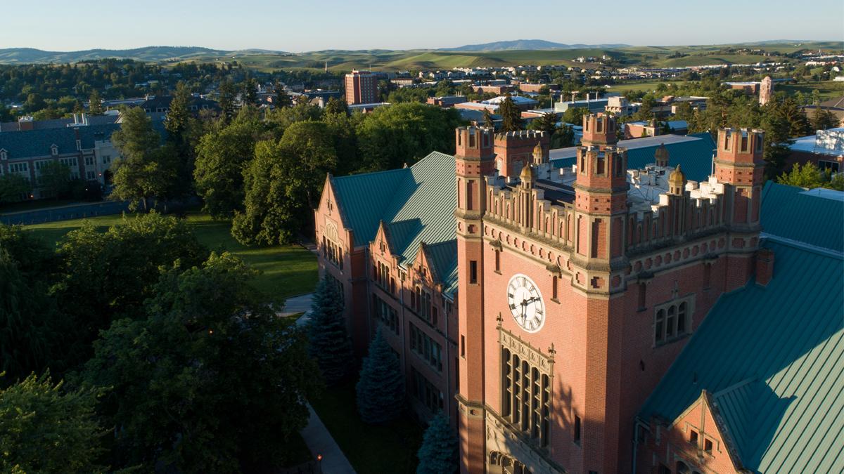 Image of buildings on campus